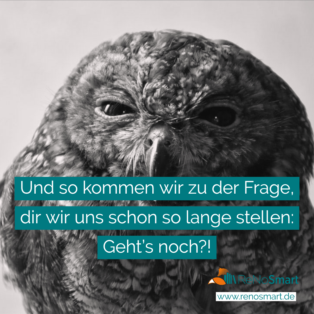 Und so kommen wir zu der Frage, die wir uns schon so lange stellen