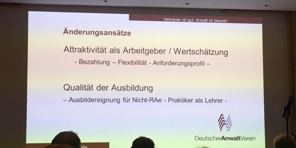 Das Berufsbild der Rechtsanwaltsfachangestellten wird sich in der Zukunft ändern!