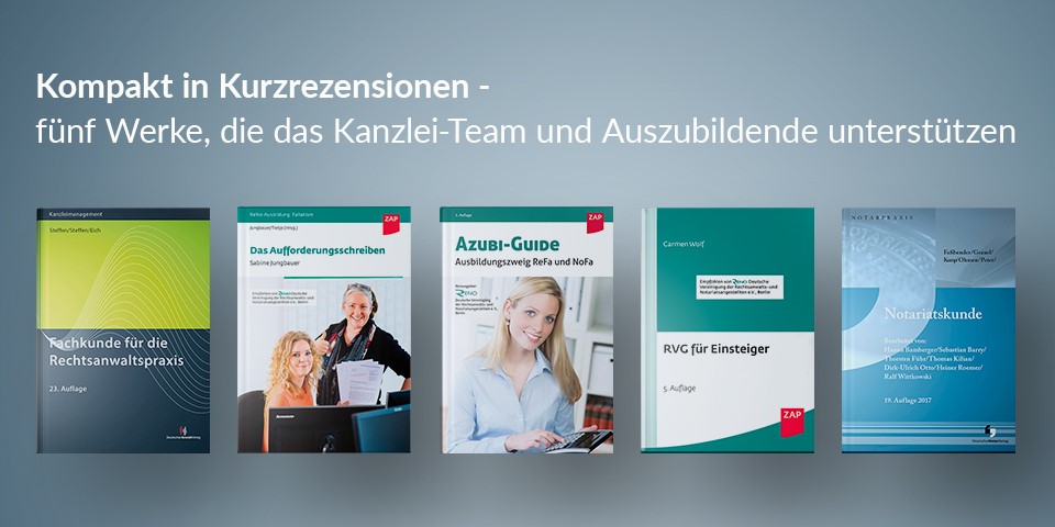 In aller Kürze²: schlaue Wissenspakete für Azubis in Kanzleien