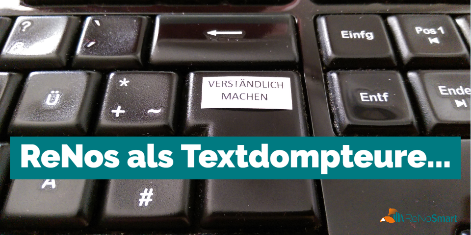 „Streich‘ das weg, schreib‘ dies hin“: ReNos als Textdompteure