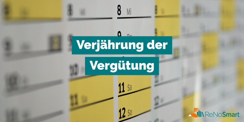 Verjährung der Vergütung