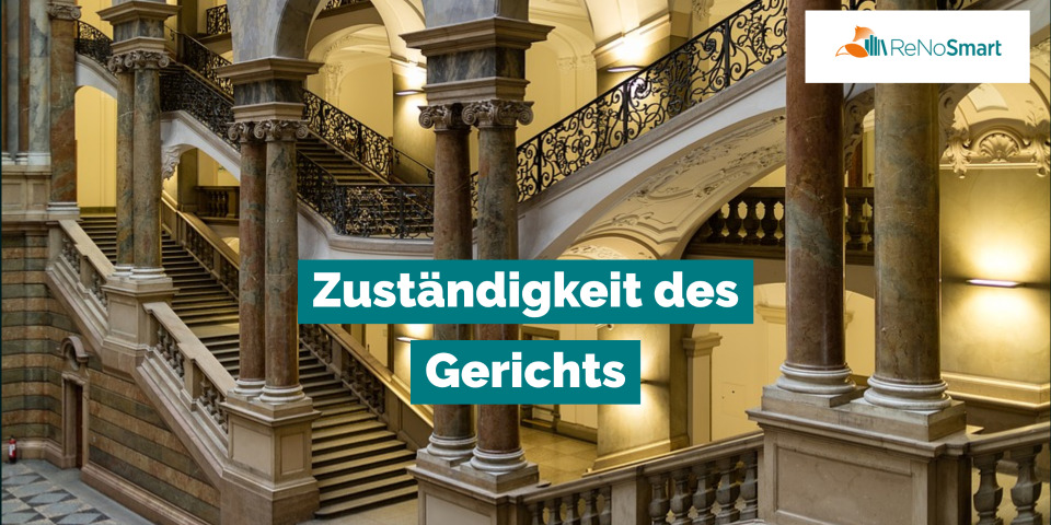 Zuständigkeit des Gerichts Alles für ReNos