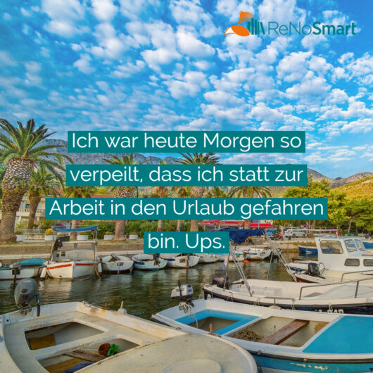 Ich war heute so verpeilt, dass ich statt zur Arbeit in den